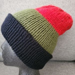 Reversible Handmade Unisex Beanie
